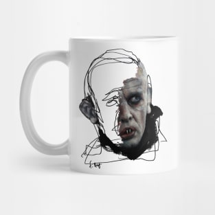 Nosferatu | Horror Monster Vampire Portrait | Unfinished Business Collection | Painting Mug